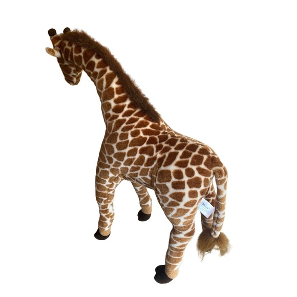 SKM Standing Giraffe Plush 22" Wired Posable Legs - Picture 4 of 6